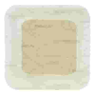 MEDICAZIONE BIATAIN IN SCHIUMA DI POLIURETANO ASSORBENTE CON BORDO ADESIVO 7,5X7,5CM 10 PEZZI