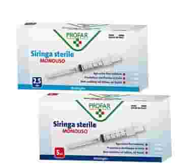 SIRINGA MONOUSO 5 ML PROFAR