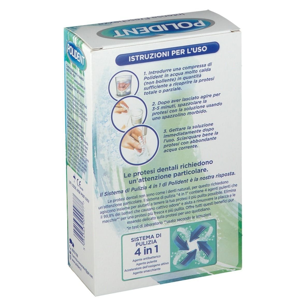 POLIDENT INTENSA FRESCHEZZA PULITORE QUOTIDIANO 66 COMPRESSE