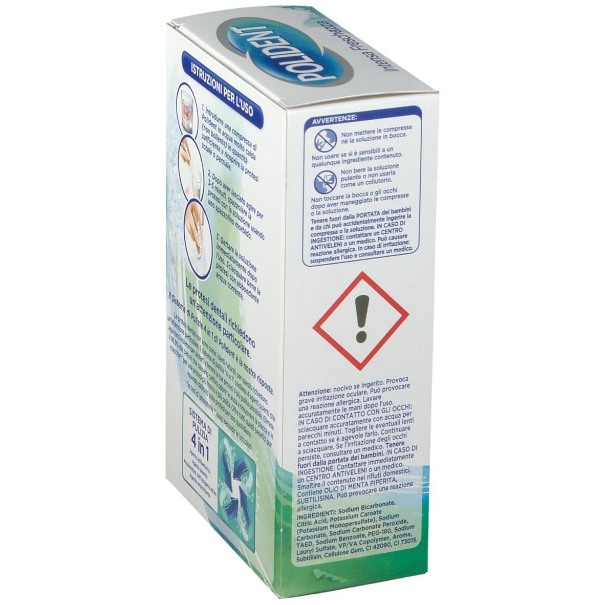 POLIDENT TRIPLA FRESCHEZZA 66 COMPRESSE