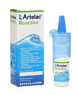 ARTELAC REACTIVE SOLUZIONE OFTALMICA MULTIDOSE FLACONE 10 ML ARTELAC REACTIVE SOLUZIONE OFTALMICA MULTIDOSE FLACONE 10 ML