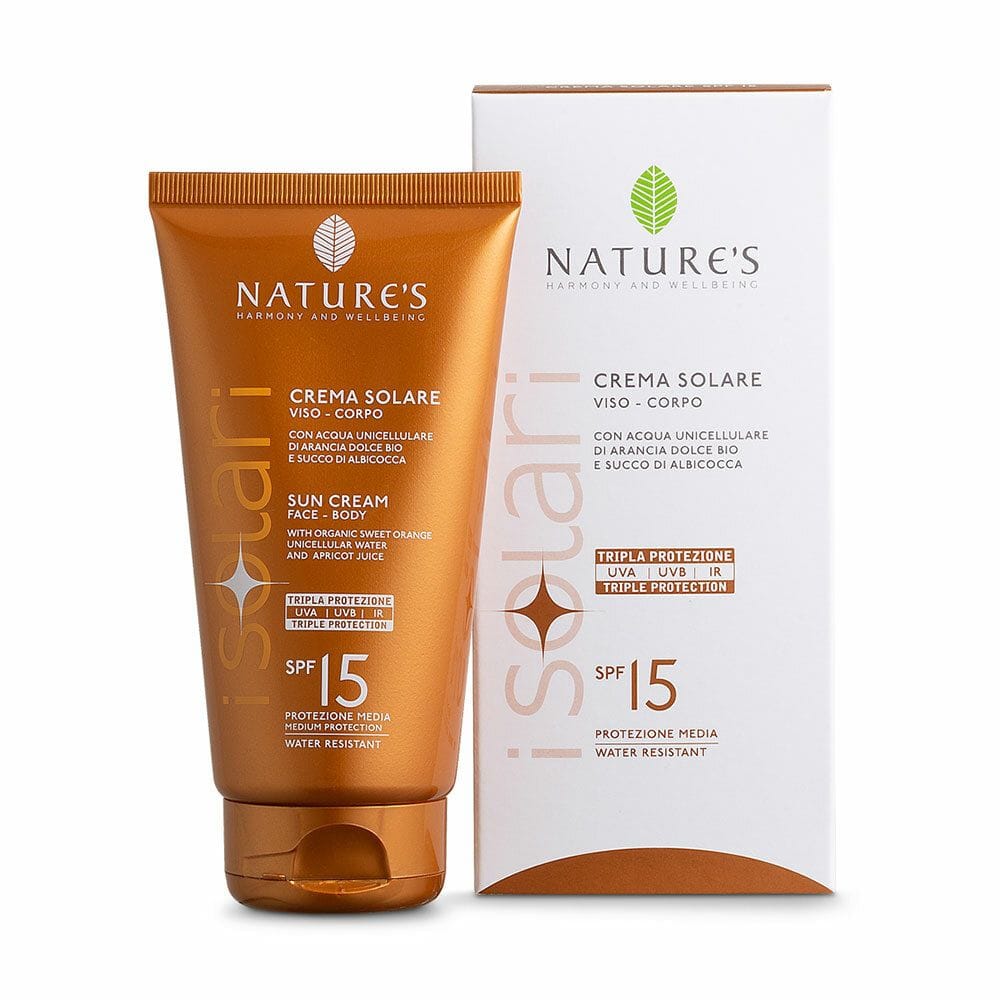 Nature'S I Solari Crema Solare Viso E Corpo Spf 15 Ir Sun 150 Ml