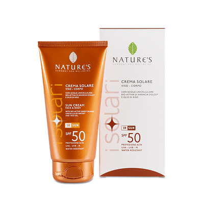 NATURE'S I SOLARI CREMA SOLARE VISO E CORPO SPF 50 IR SUN 150 ML