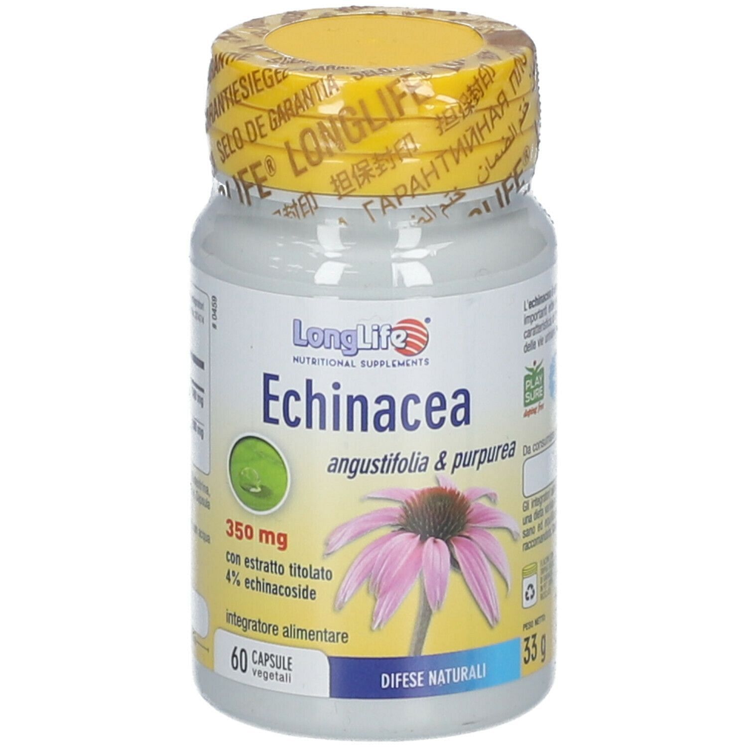 Longlife Echinacea 60 Capsule Vegetali