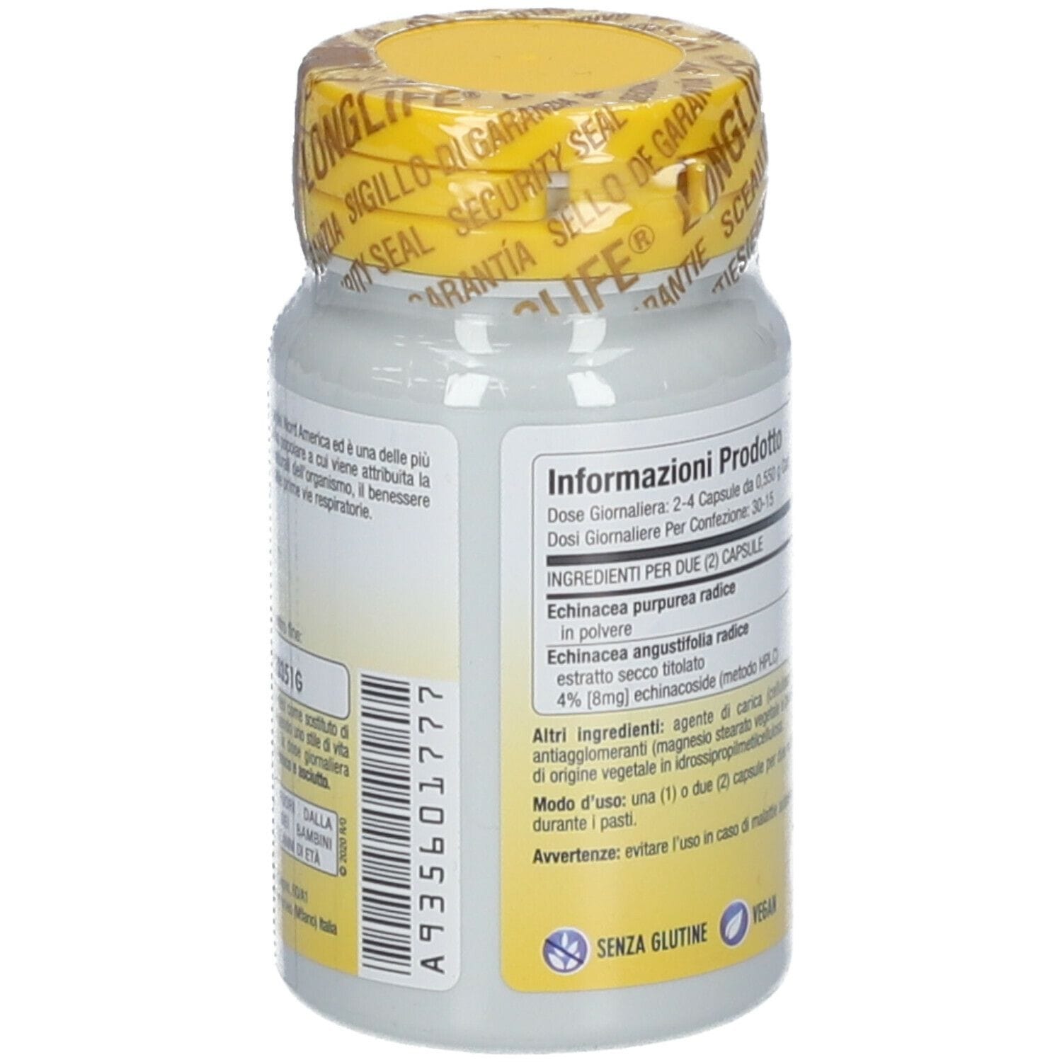 LONGLIFE ECHINACEA 60 CAPSULE VEGETALI