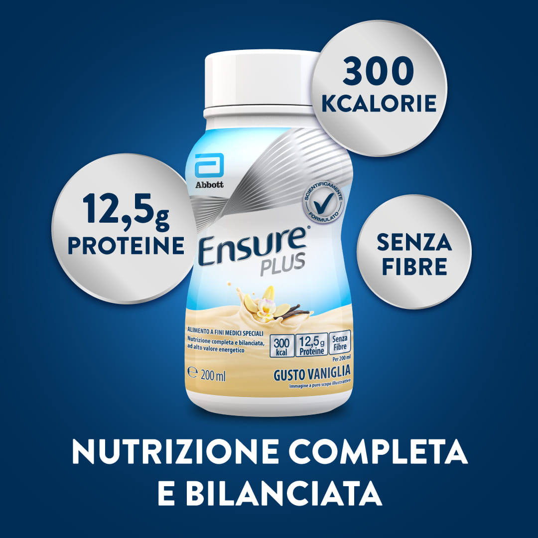 ENSURE PLUS VANIGLIA 4X200ML