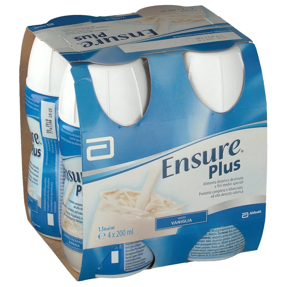 Ensure Plus Vaniglia 4 Bottiglie Da 200 Ml