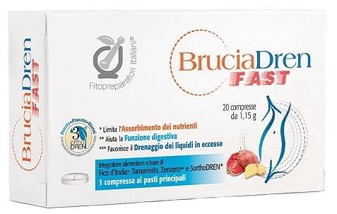 Fitopreparatori Italiani Bruciadren Fast 20 Compresse