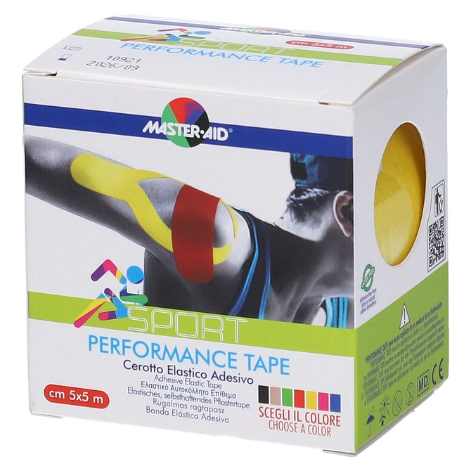Master Aid Sport Perform Yellow Taping Neuromuscolare 5 X 500 Cm