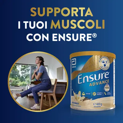 ENSURE ADVANCE VANIGLIA 400 G ENSURE ADVANCE VANIGLIA 400 G