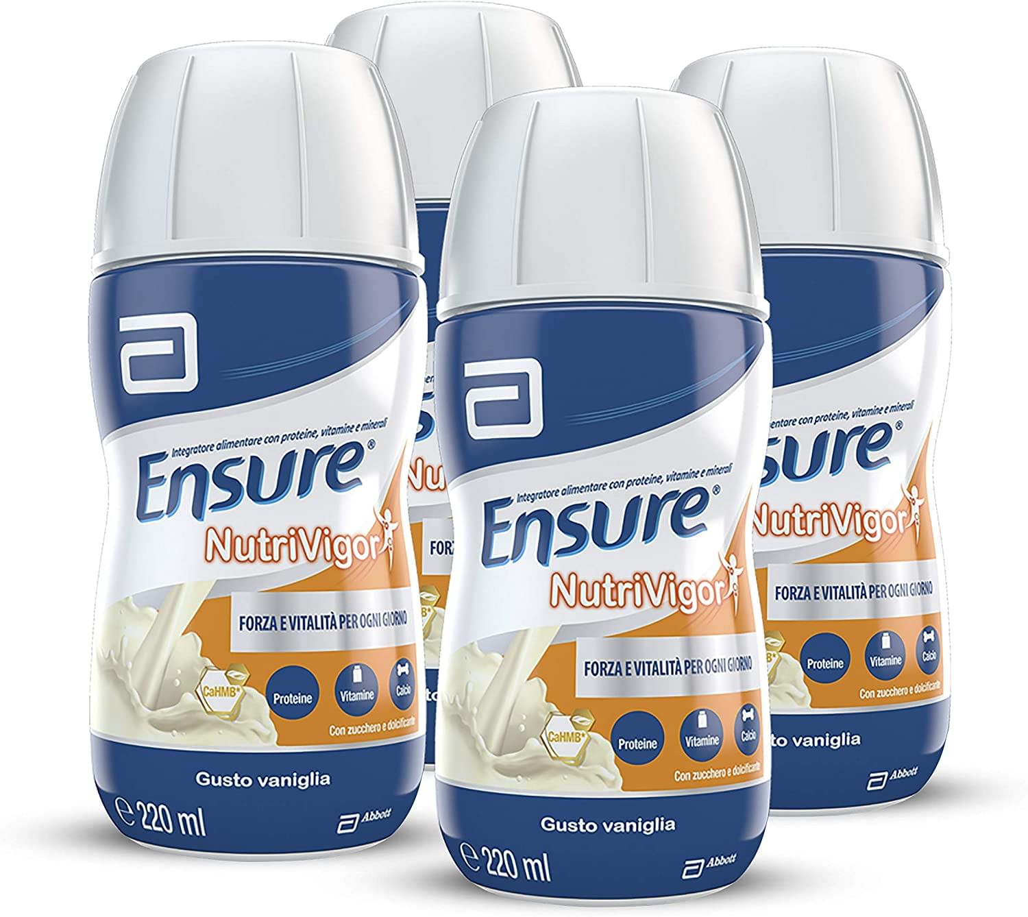 ENSURE NUTRIVIGOR VANIGLIA 4 BOTTIGLIE DA 220 ML