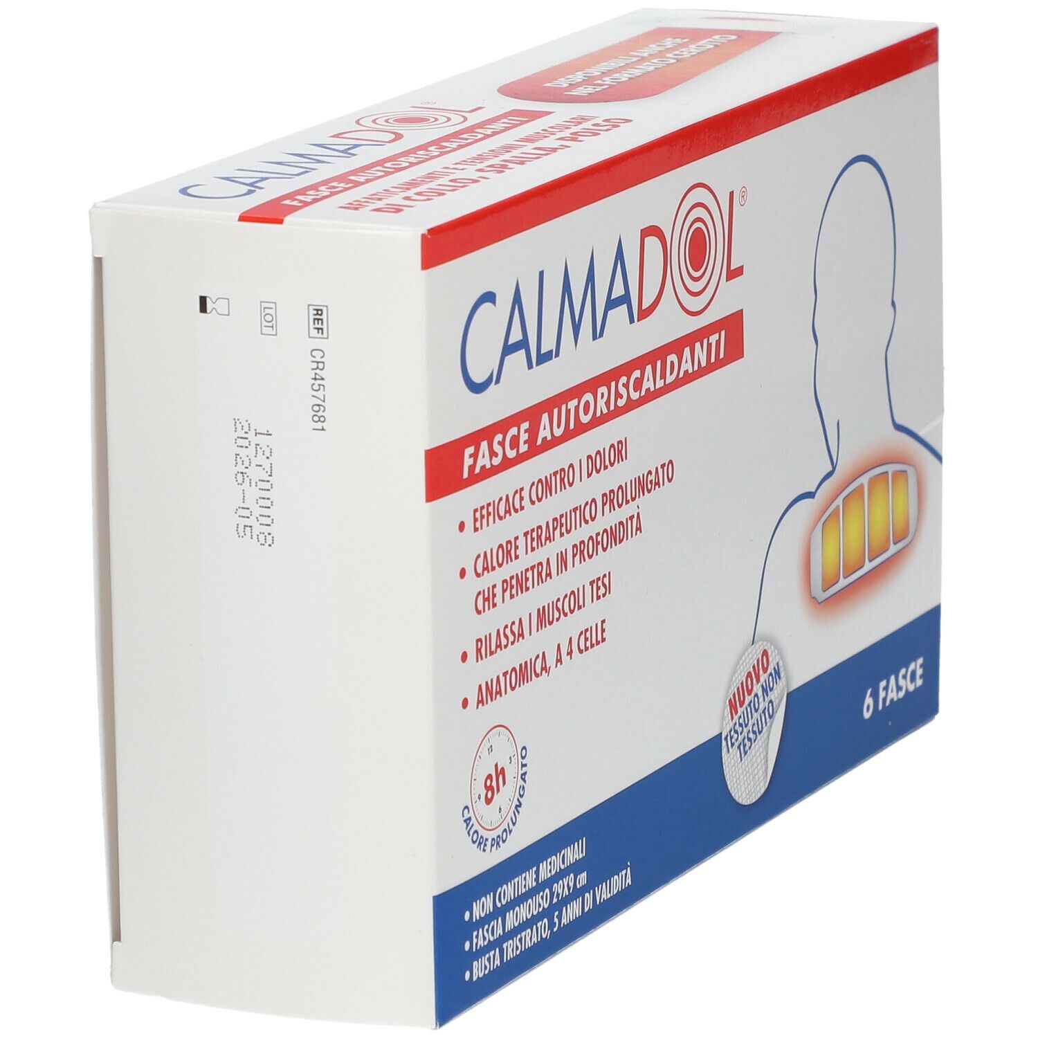CALMADOL FASCIA RISCALDANTE PACK 6 PEZZI