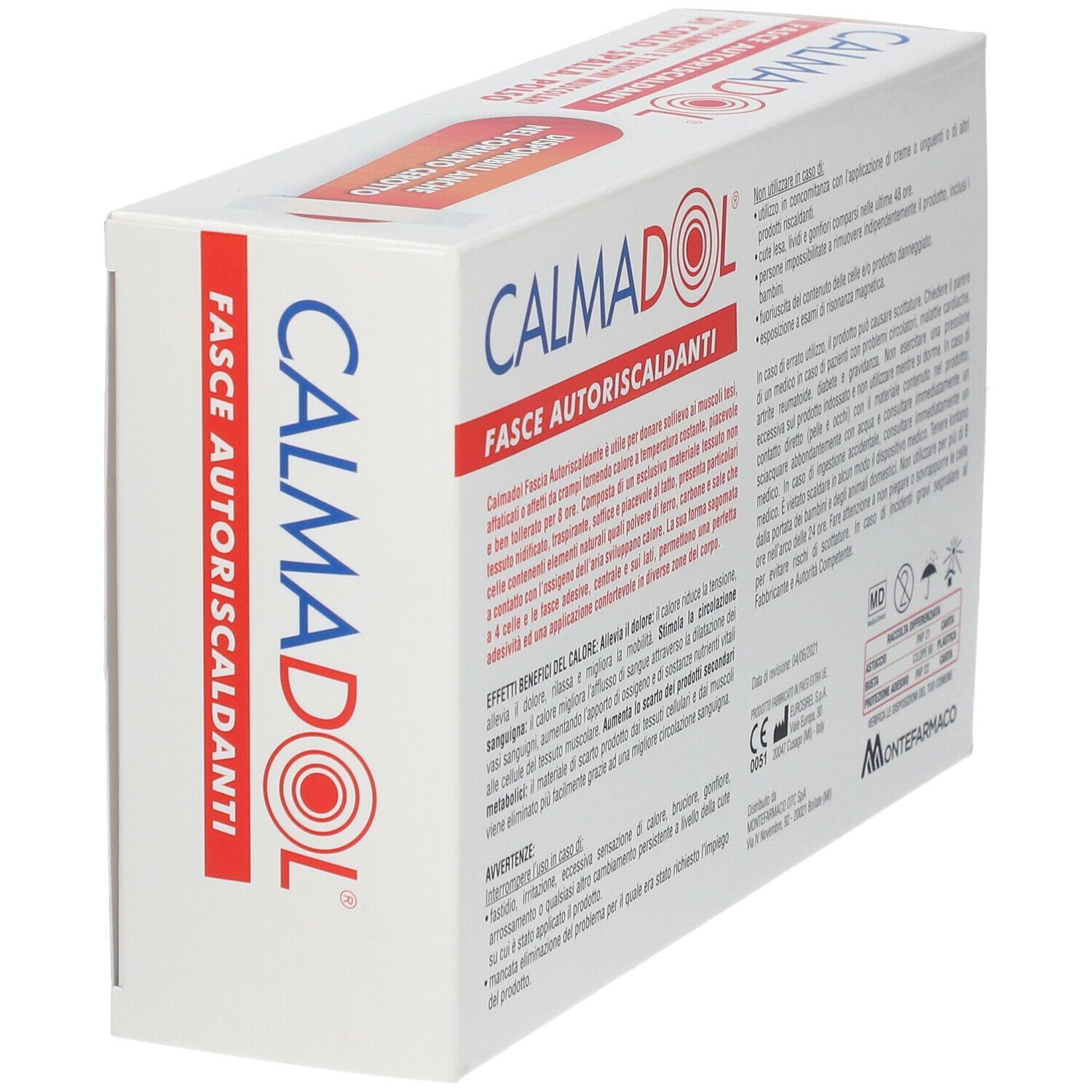 CALMADOL FASCIA RISCALDANTE PACK 6 PEZZI