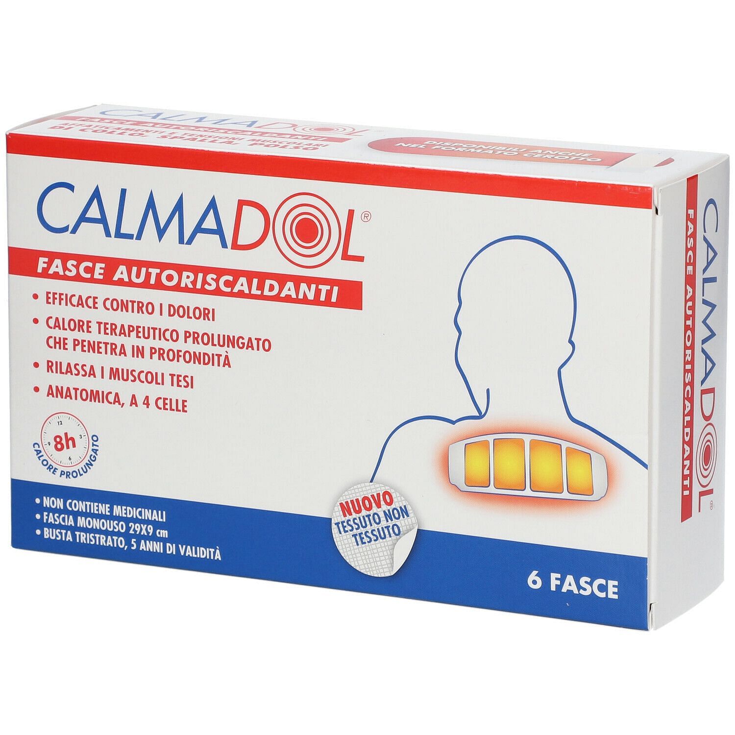 Calmadol Fascia Riscaldante Pack 6 Pezzi