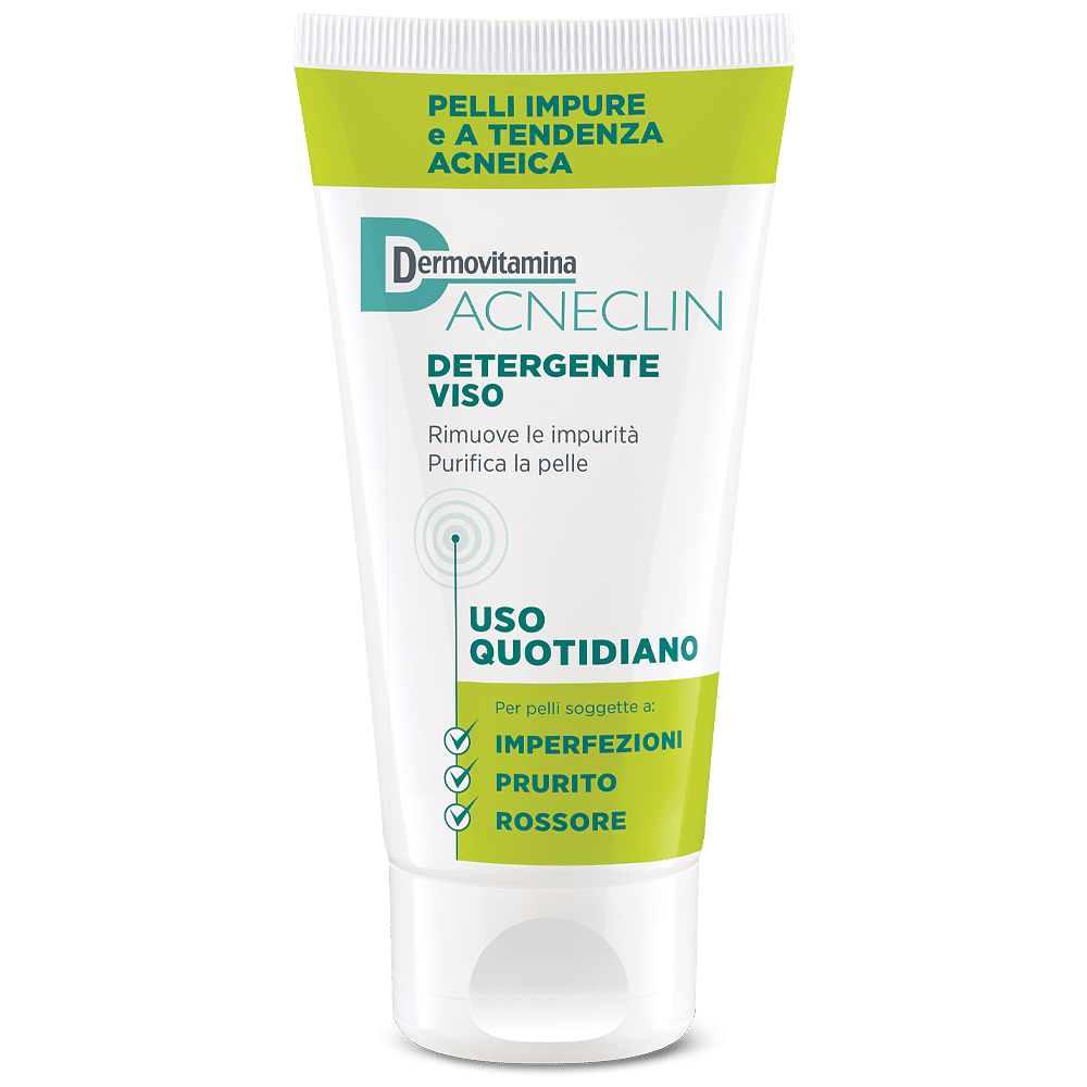 Dermovitamina Acneclin Detergente Viso Uso Quotidiano 200 Ml