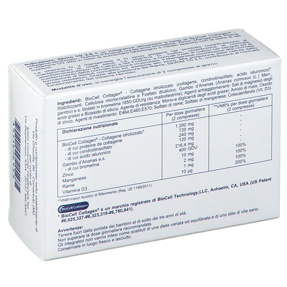 SKRIM 1G 2,0 40 COMPRESSE