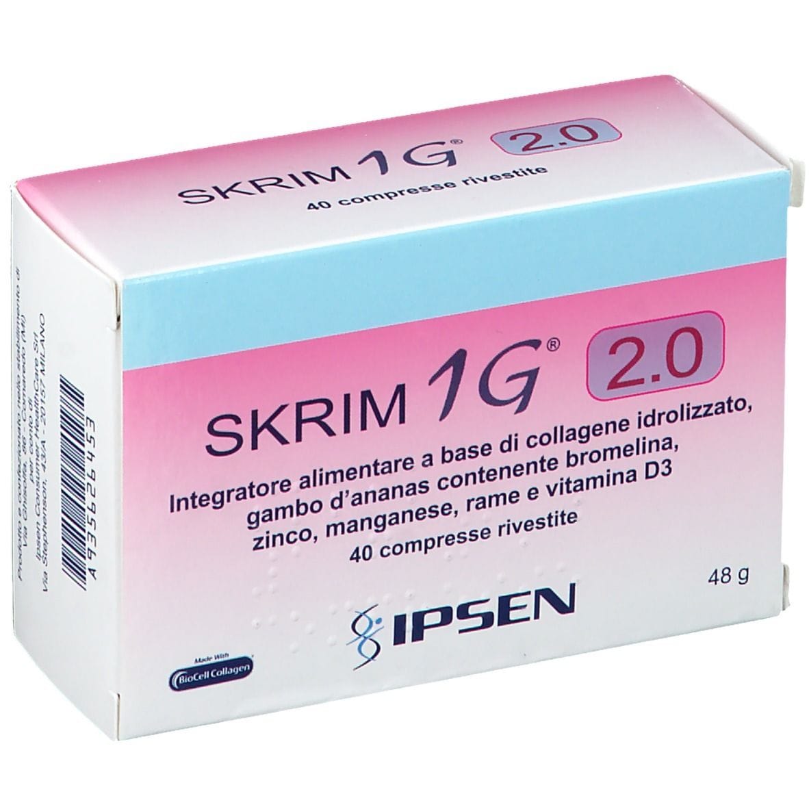 SKRIM 1G 2,0 40 COMPRESSE
