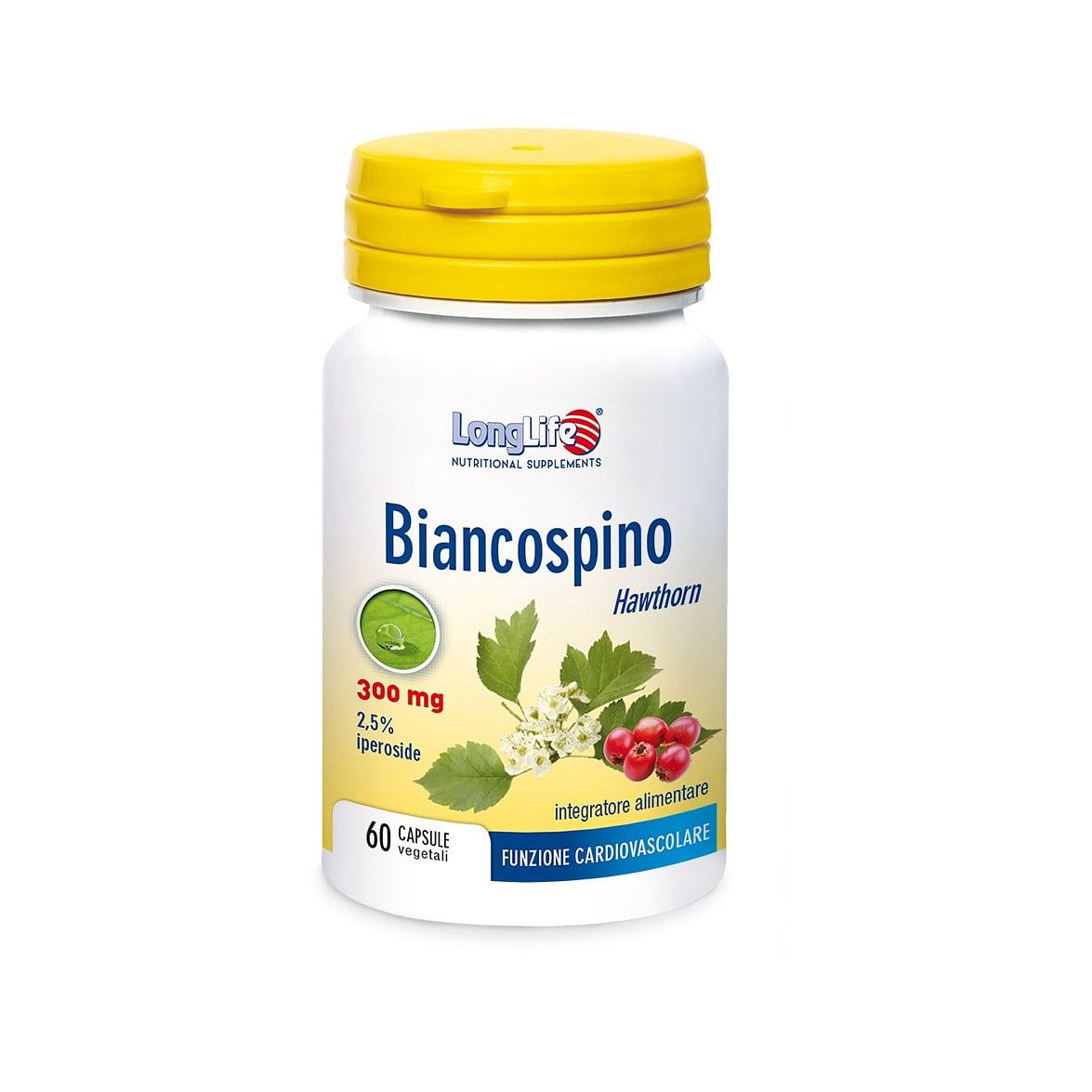 Longlife Biancospino 60 Capsule Vegetali