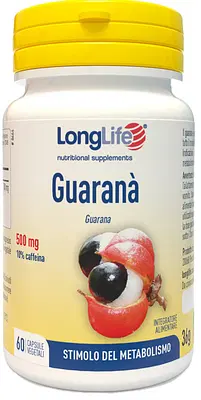 LONGLIFE GUARANA' 60 CAPSULE VEGETALI LONGLIFE GUARANA' 60 CAPSULE VEGETALI