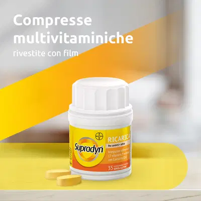 Supradyn Ricarica Integratore Multivitaminico Completo Vitamine e Minerali, 35 Compresse  Supradyn Ricarica Integratore Multivitaminico Completo Vitamine e Minerali, 35 Compresse