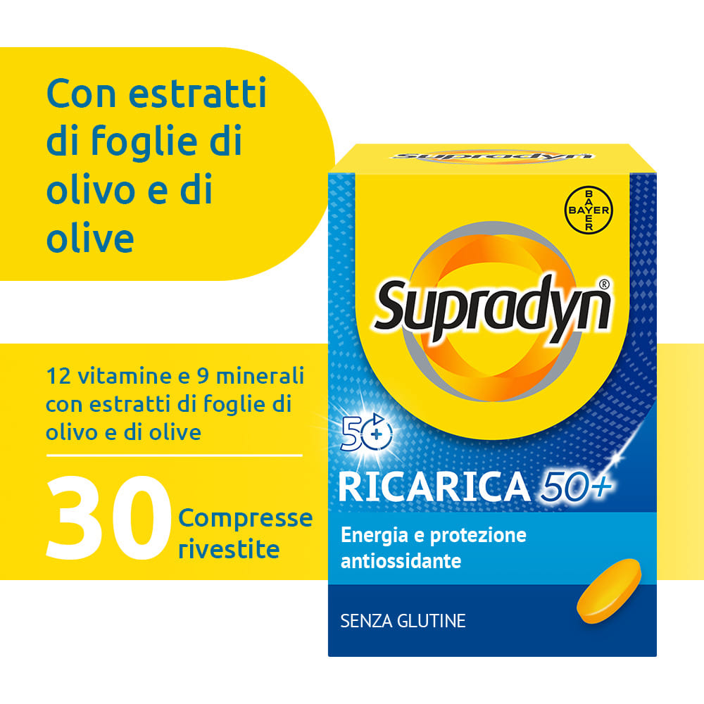 SUPRADYN RICARICA 50+ 30 COMPRESSE