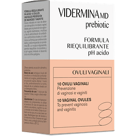 Vidermina Prebiotic Ovuli Vaginali 10 Pezzi