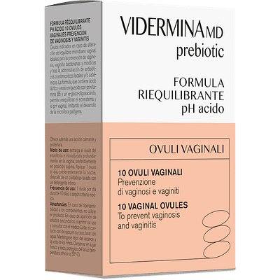 VIDERMINA PREBIOTIC OVULI VAGINALI 10 PEZZI