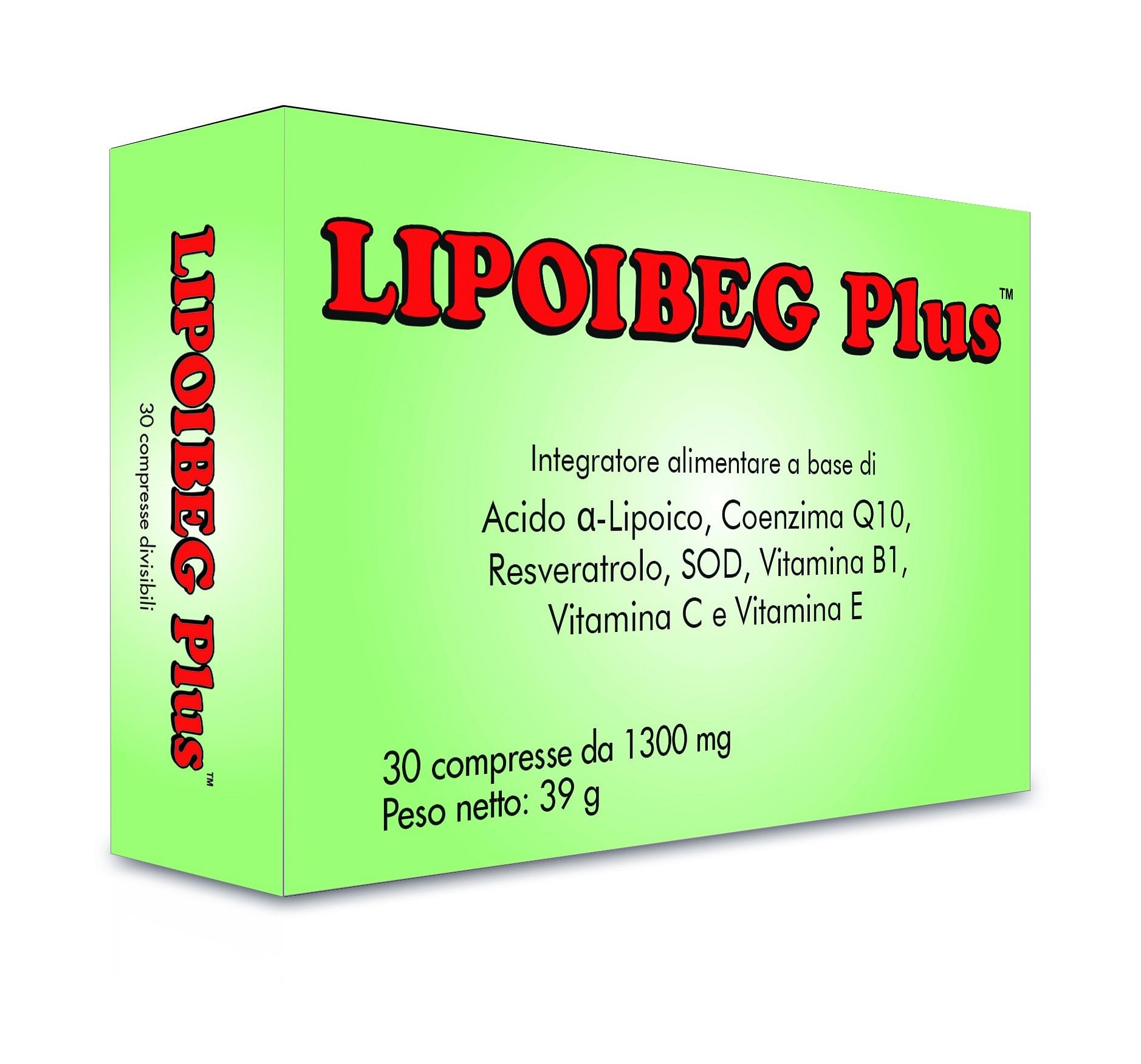 Lipoibeg Plus 30 Compresse Da 1300 Mg