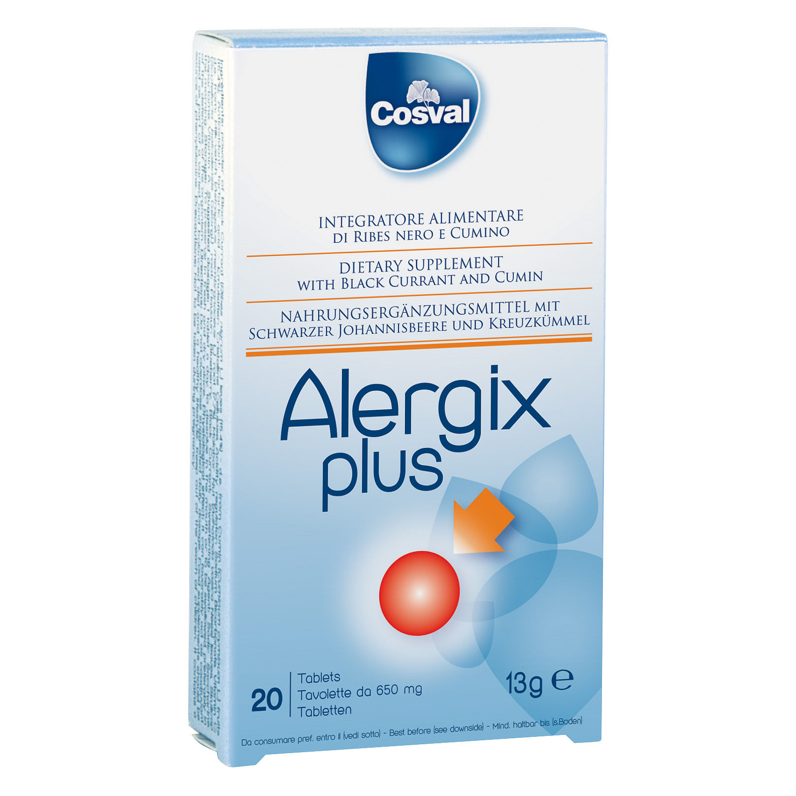 Alergix Plus 20 Tavolette 650 Mg