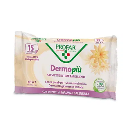 DERMO PIU' SALVIETTE INTIME 20 PEZZI PROFAR DERMO PIU' SALVIETTE INTIME 20 PEZZI PROFAR