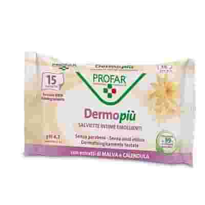 DERMO PIU' SALVIETTE INTIME 20 PEZZI PROFAR