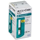 STRISCE MISURAZIONE GLICEMIA ACCU-CHEK ACTIVE STRIPS 25 PEZZI INF RETAIL