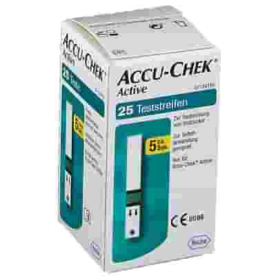 STRISCE MISURAZIONE GLICEMIA ACCU-CHEK ACTIVE STRIPS 25 PEZZI INF RETAIL