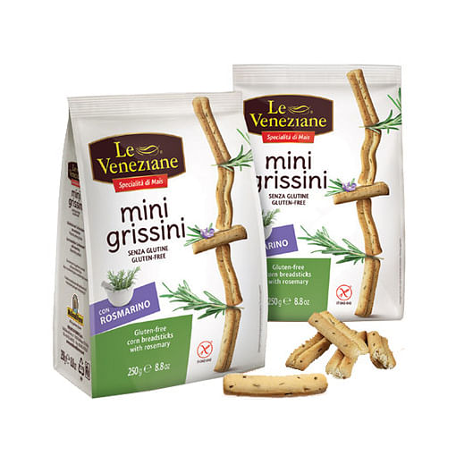 Le Veneziane Mini Grissini Rosmarino 250 G