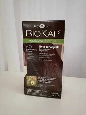 BIOKAP NUTRICOLOR DELICATO 5,0 NEW CASTANO CHIARO NATURALE TINTA 140 ML BIOKAP NUTRICOLOR DELICATO 5,0 NEW CASTANO CHIARO NATURALE TINTA 140 ML