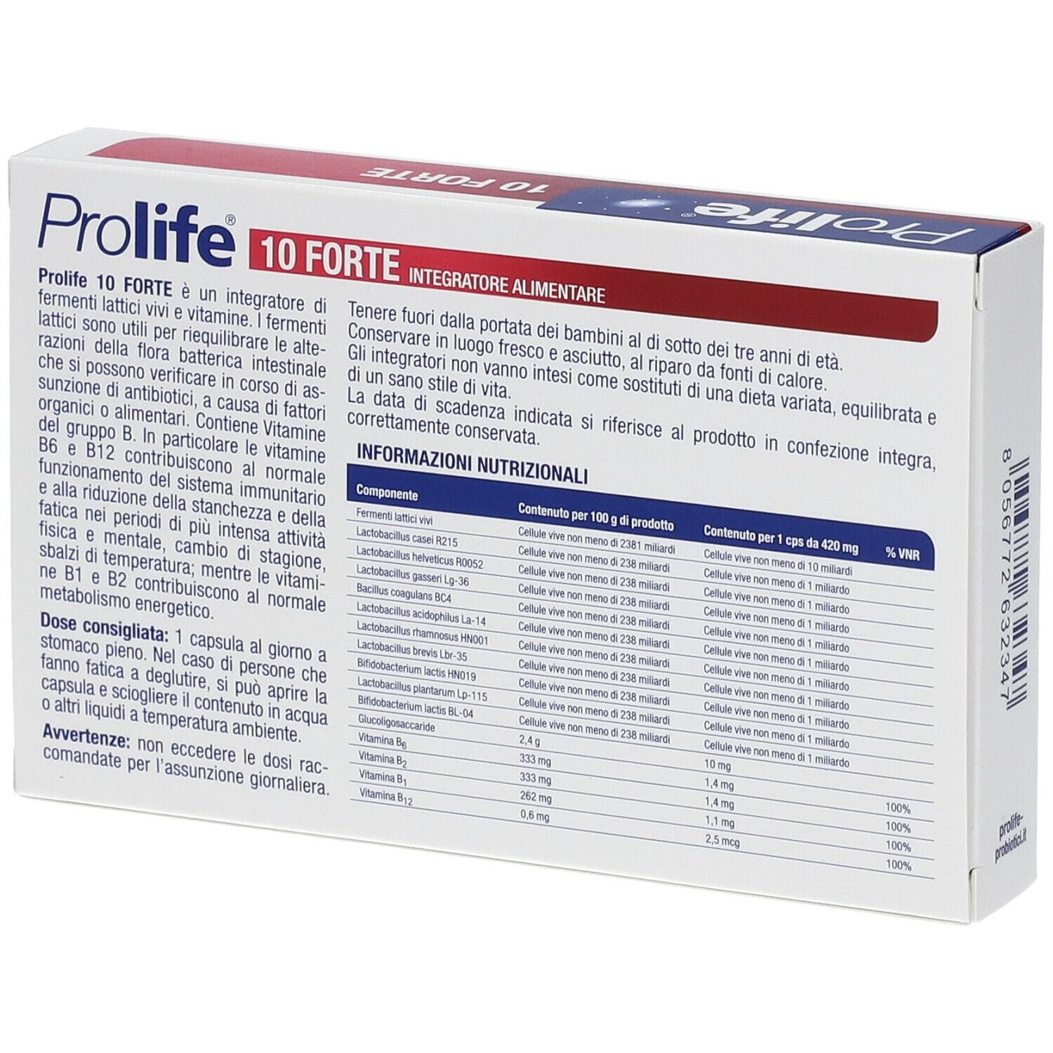 PROLIFE PROLIFE 10 FORTE 20 CAPSULE