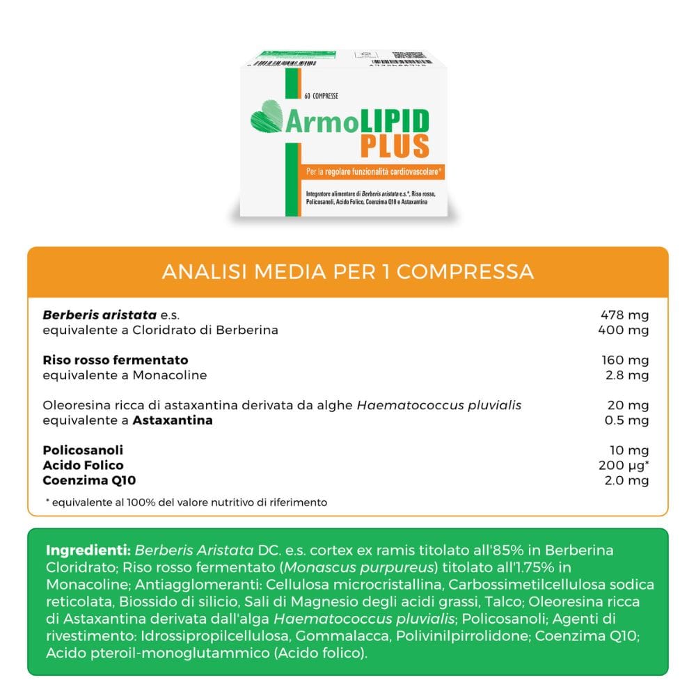 ARMOLIPID PLUS 60 COMPRESSE
