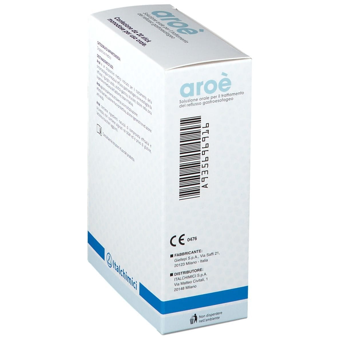 AROE' 20 STICK PACK MONODOSE 10 ML