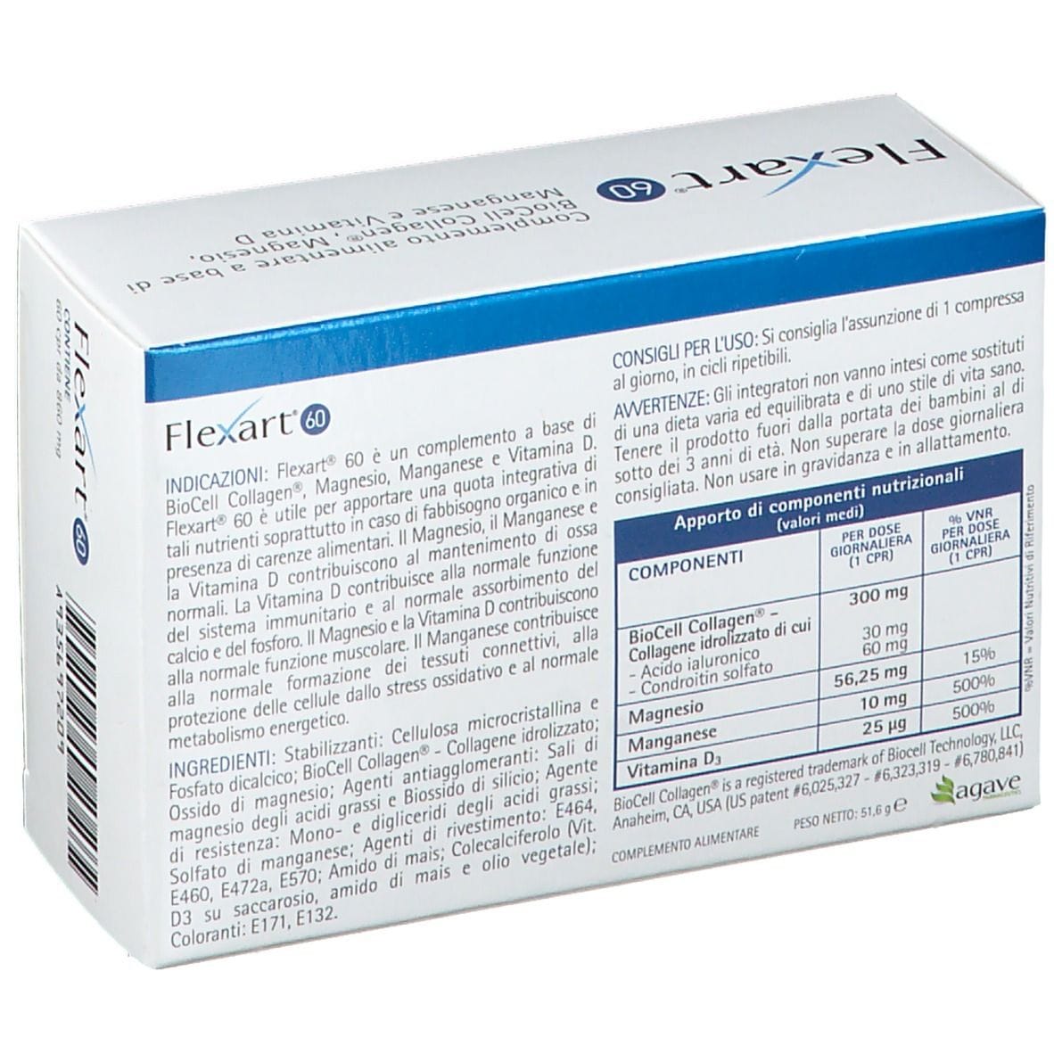 FLEXART 60 60 COMPRESSE