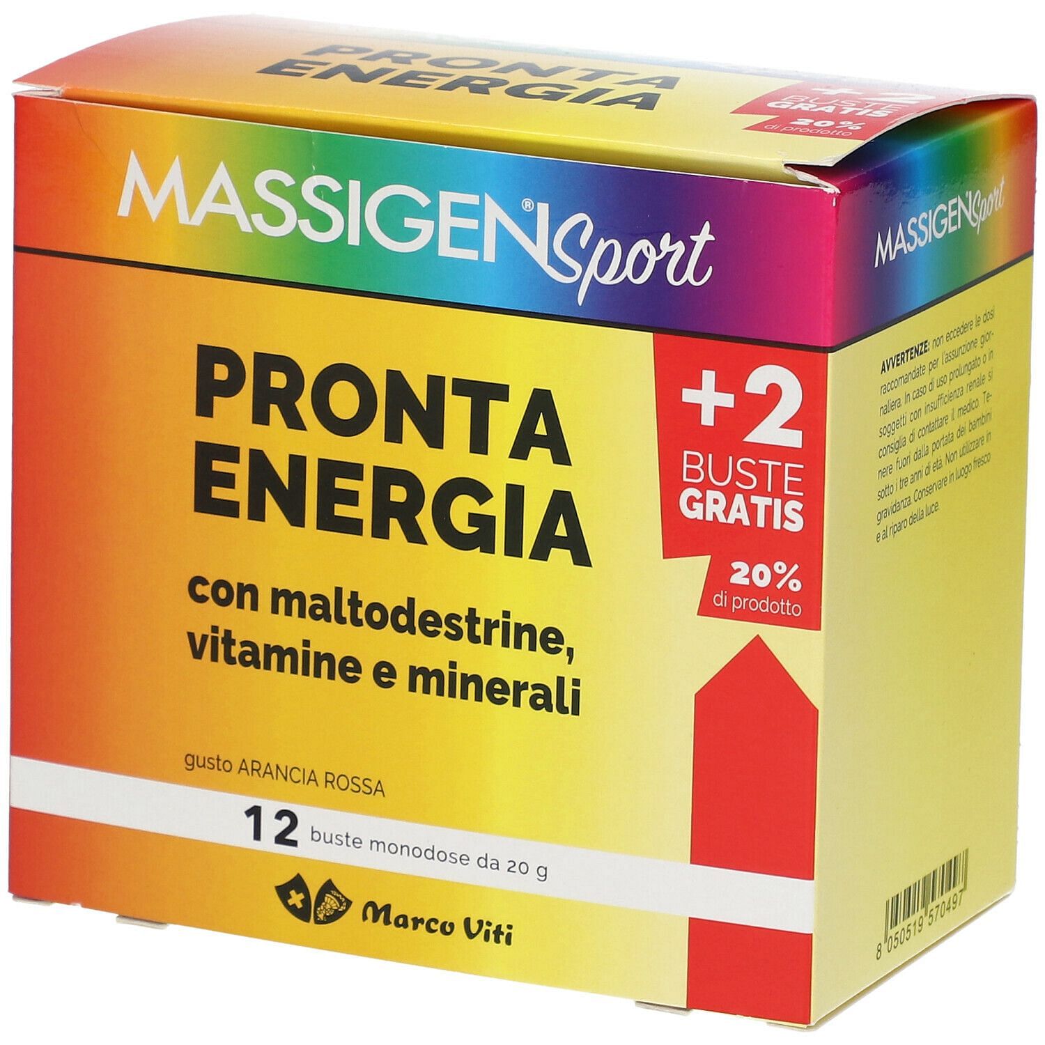 Massigen Sport Pronta Energia 12 Bustine