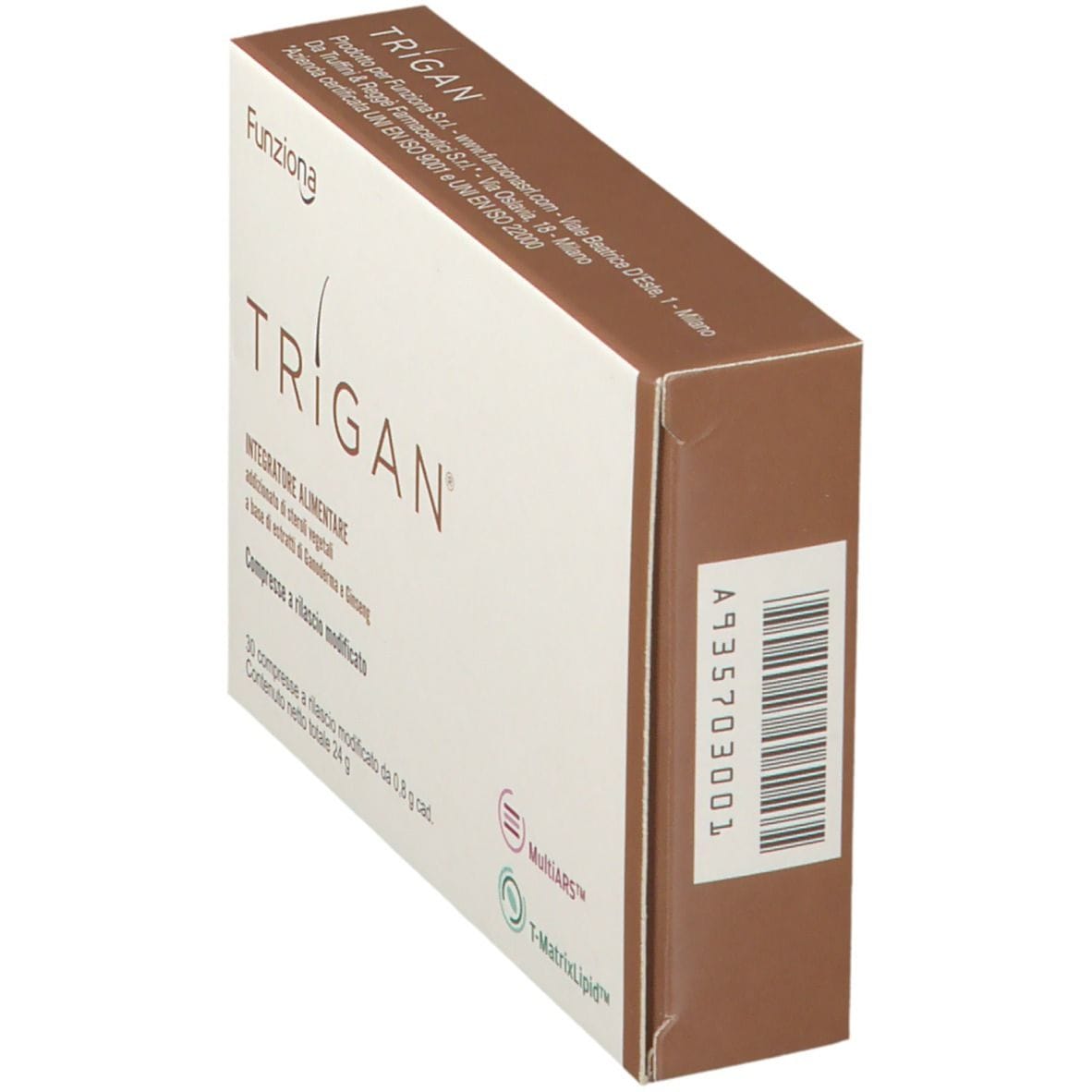 TRIGAN PLUS 30 COMPRESSE TRIPLO STRATO A RILASCIO MODIFICATO