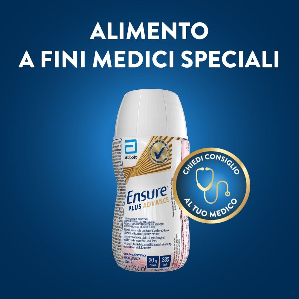 ENSURE PLUS ADVANCE FRAGOLA 4X220ML