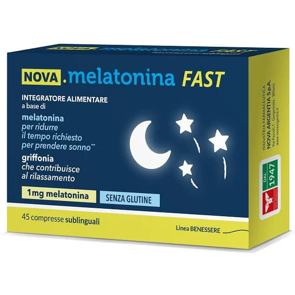 NOVA MELATONINA FAST 45 COMPRESSE 1MG DI MELATONINA