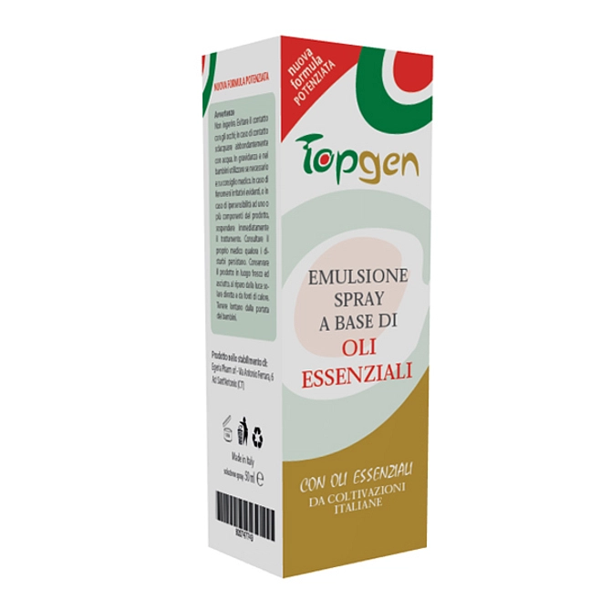 Topgen Emulsione Spray A Base Di Oli Essenziali 50 Ml