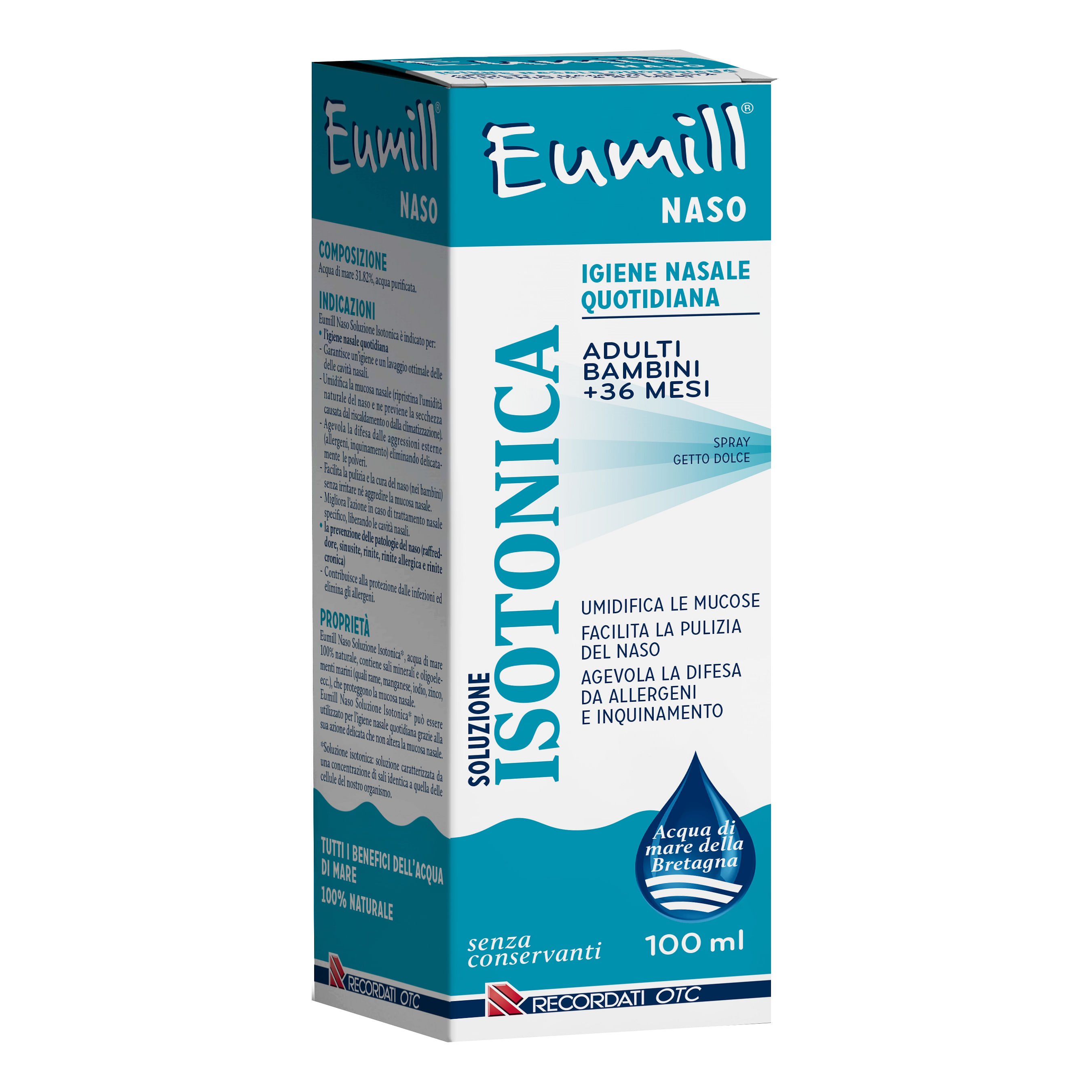 Eumill Naso Spray Soluzione Isotonica 100 Ml