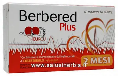 BERBERED PLUS 60 COMPRESSE DA 1000 MG BERBERED PLUS 60 COMPRESSE DA 1000 MG
