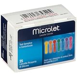 LANCETTE PUNGIDITO PER DISPOSITIVO MICROLET 25 PEZZI