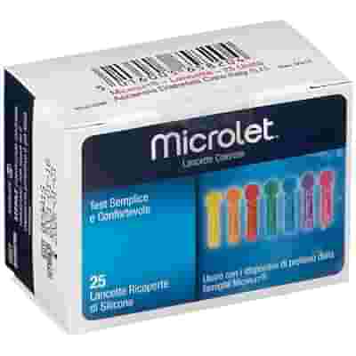 LANCETTE PUNGIDITO PER DISPOSITIVO MICROLET 25 PEZZI