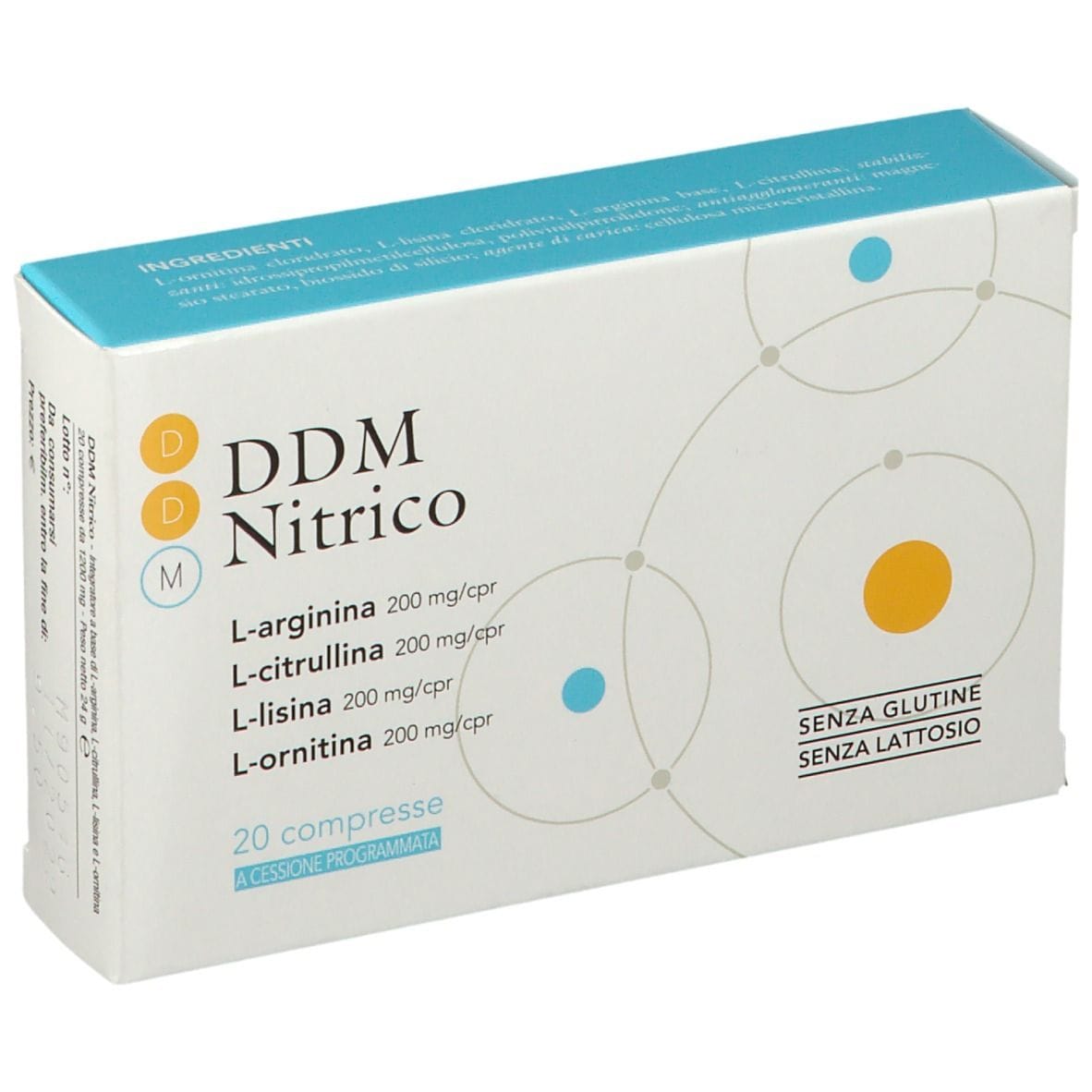 Integratore DDM Nitrico per benessere circolatorio, 20 compresse