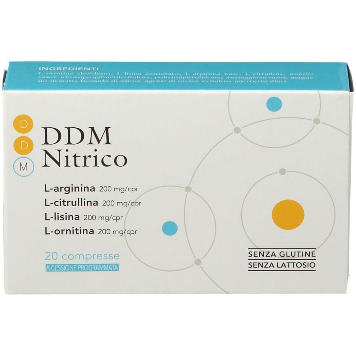 Integratore DDM Nitrico per benessere circolatorio, 20 compresse